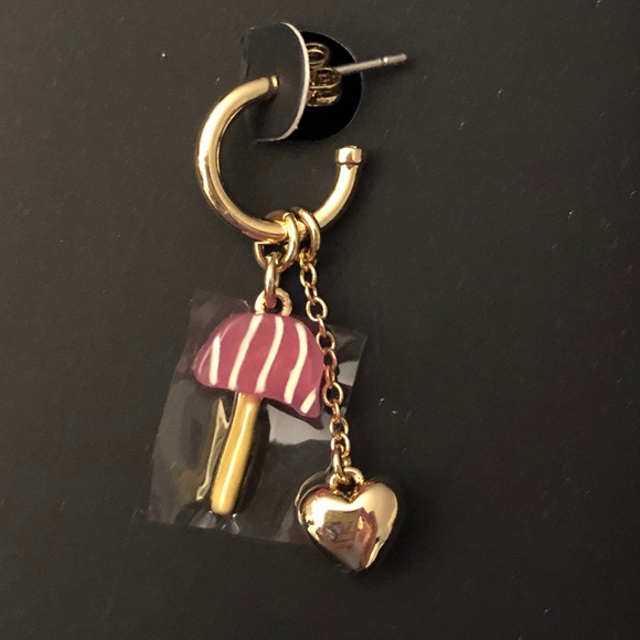 Coach x Observed By Us Mismatch Star & Mushroom Huggie Hoop Earrings NWT & Box - Picture 10 of 15